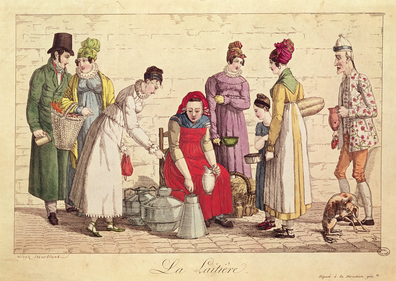 1815〜30年のミルクメイド 作： フランス語学校