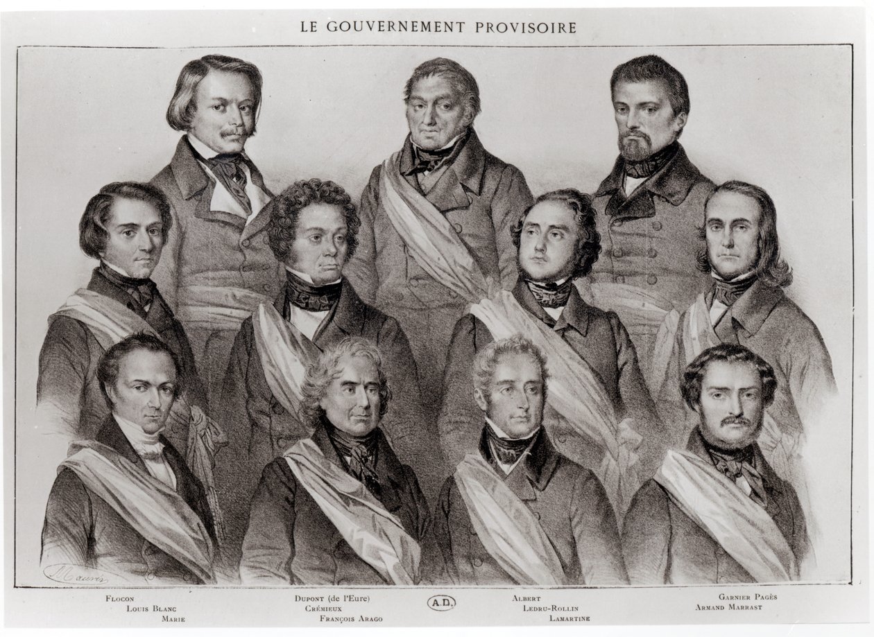 1848年の暫定政府 作： フランス語学校