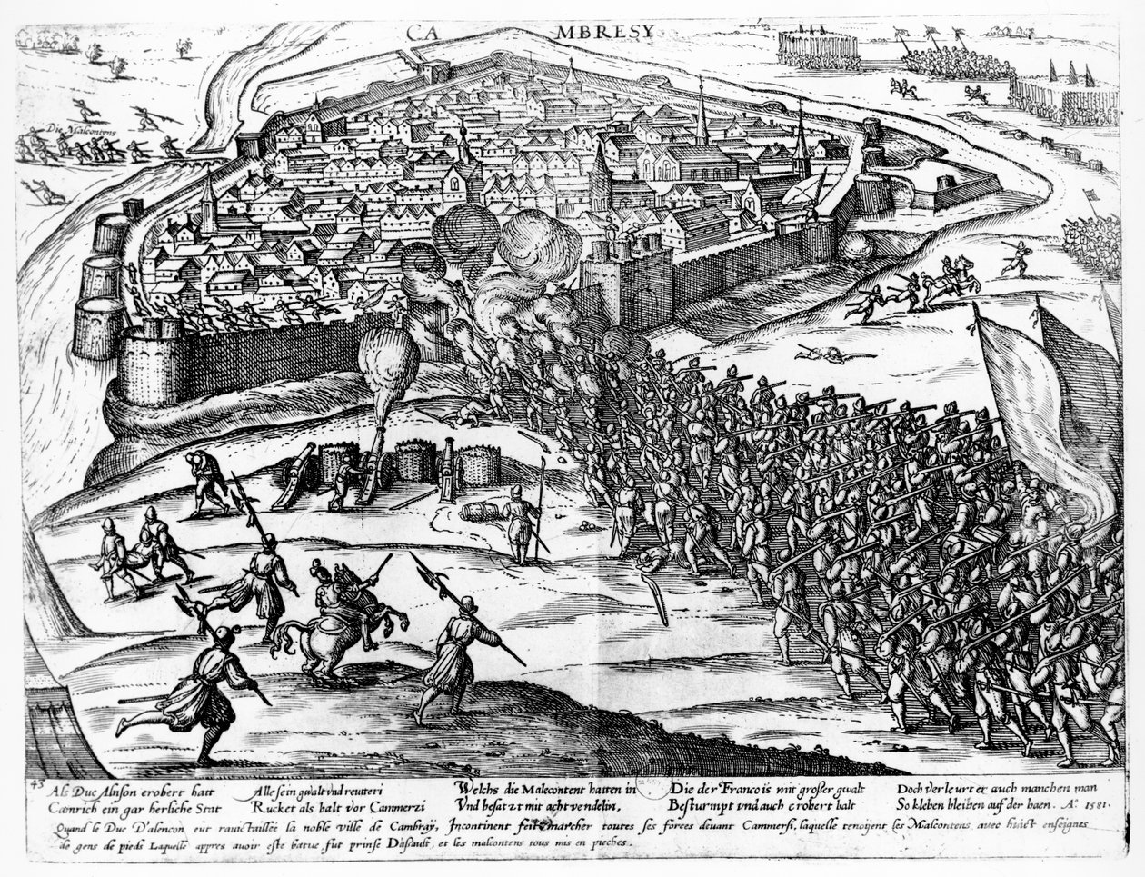 カンブレの包囲、1581年9月 作： フランス語学校