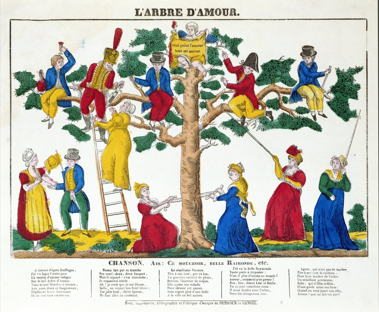 1830年から40年頃の愛の木 作： フランス語学校