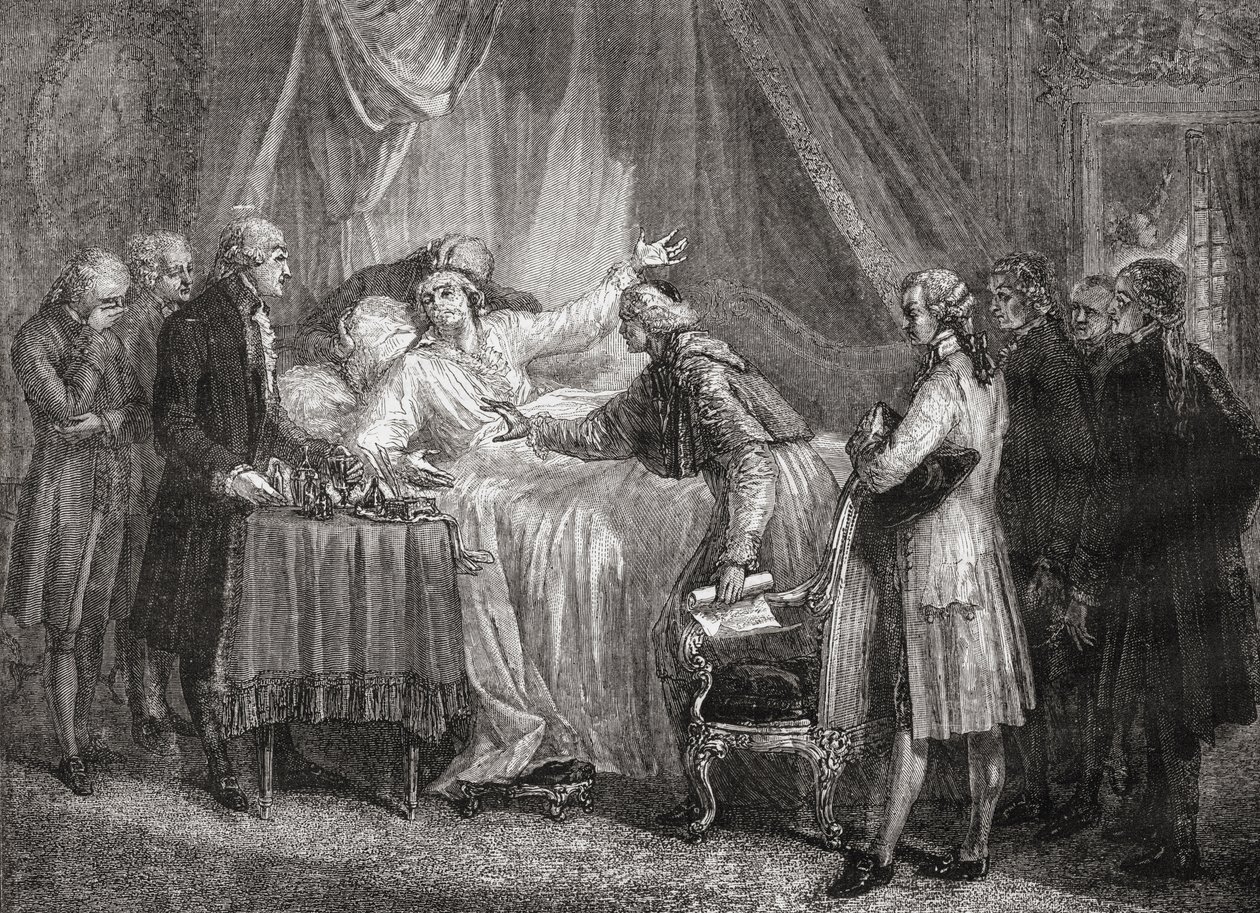 コントドミラボー（1749-91）の1791年の死 作： フランス語学校