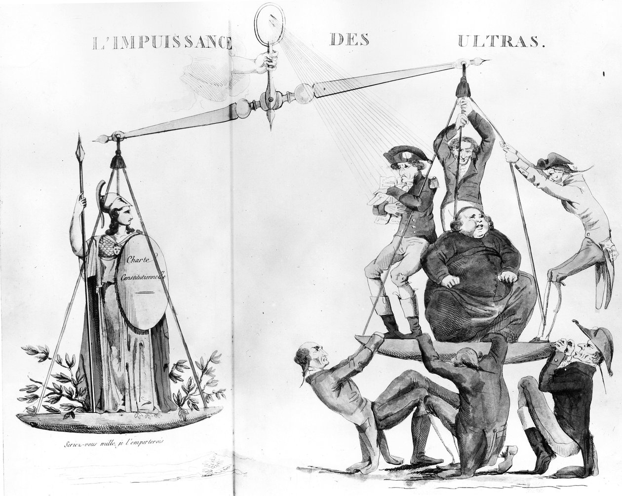 ウルトラの無駄な努力、1819 作： フランス語学校