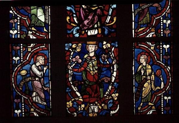 ジェシーの木を描いた窓、c.1210-45 作： フランス語学校