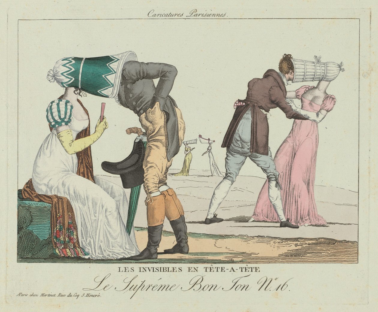 The Invisibles 1 対 1 (Tete-a-Tete with Poke Bonnets) 作： フランスの19世紀