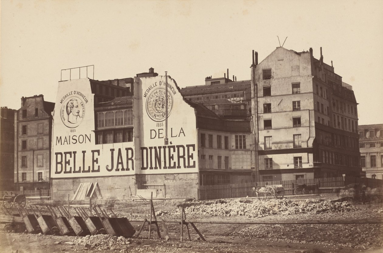 メゾン・ド・ラ・ベル・ジャルディニエール、1866年または1867年（写真） 作： フランスの写真家