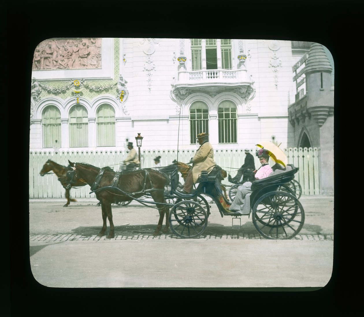 パリ万博：装飾芸術の宮殿、パリ、フランス、1900年（ランタンスライド） 作： フランスの写真家