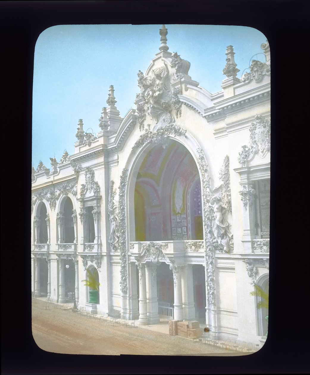パリ万博：装飾芸術の宮殿、パリ、フランス、1900年（ランタンスライド） 作： フランスの写真家