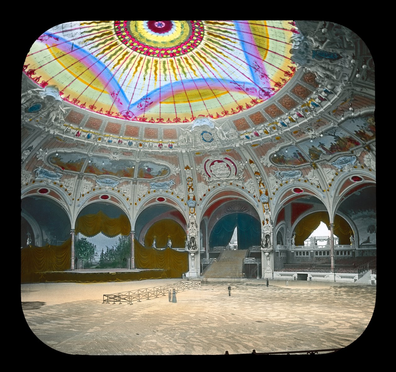 パリ万博：サルデフェット、1900（ランタンスライド） 作： フランスの写真家