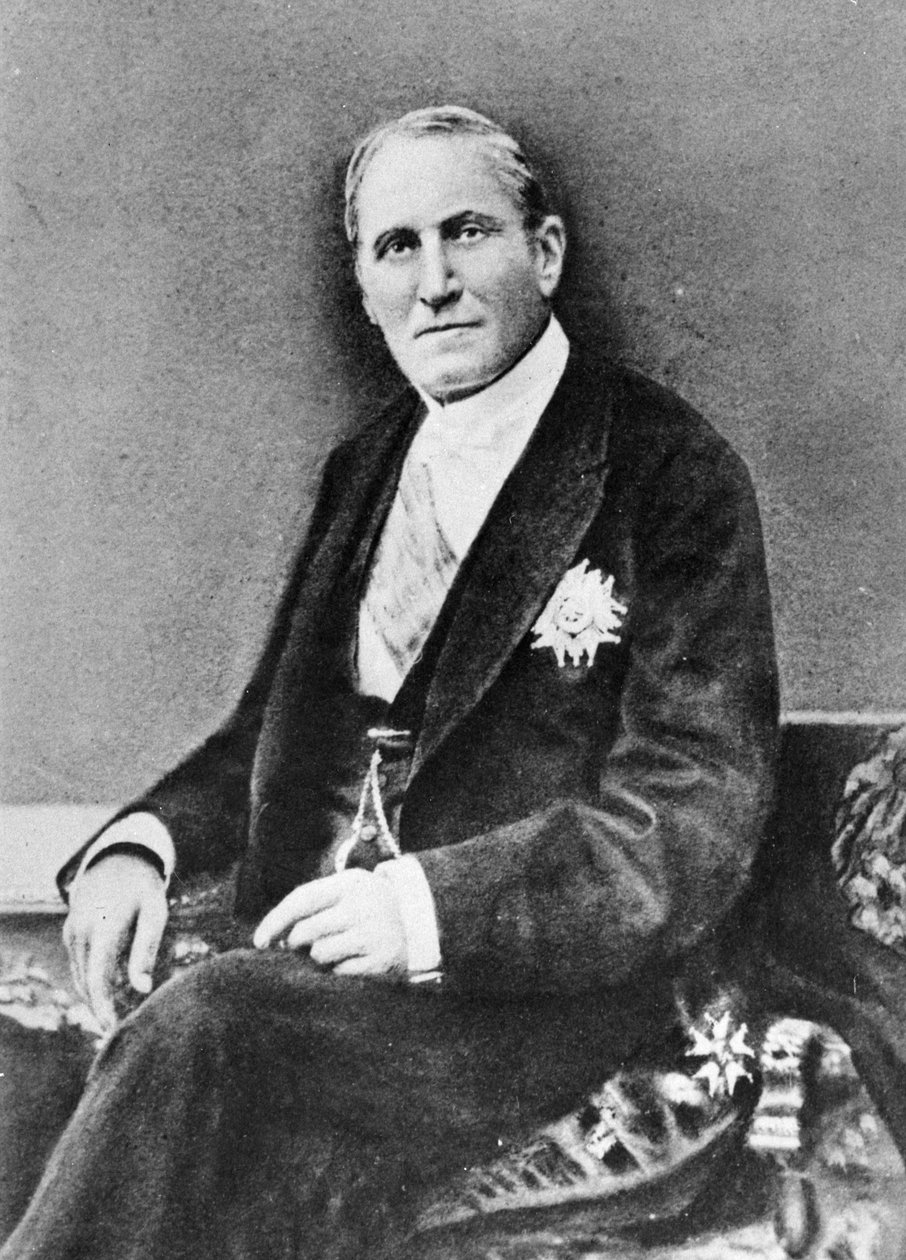 1889年、パリ、ビクターハヴァルエディトゥール、メモワールデュバロンオスマンの男爵ジョルジュユージーンオスマン（1809-91）の肖像 作： フランスの写真家