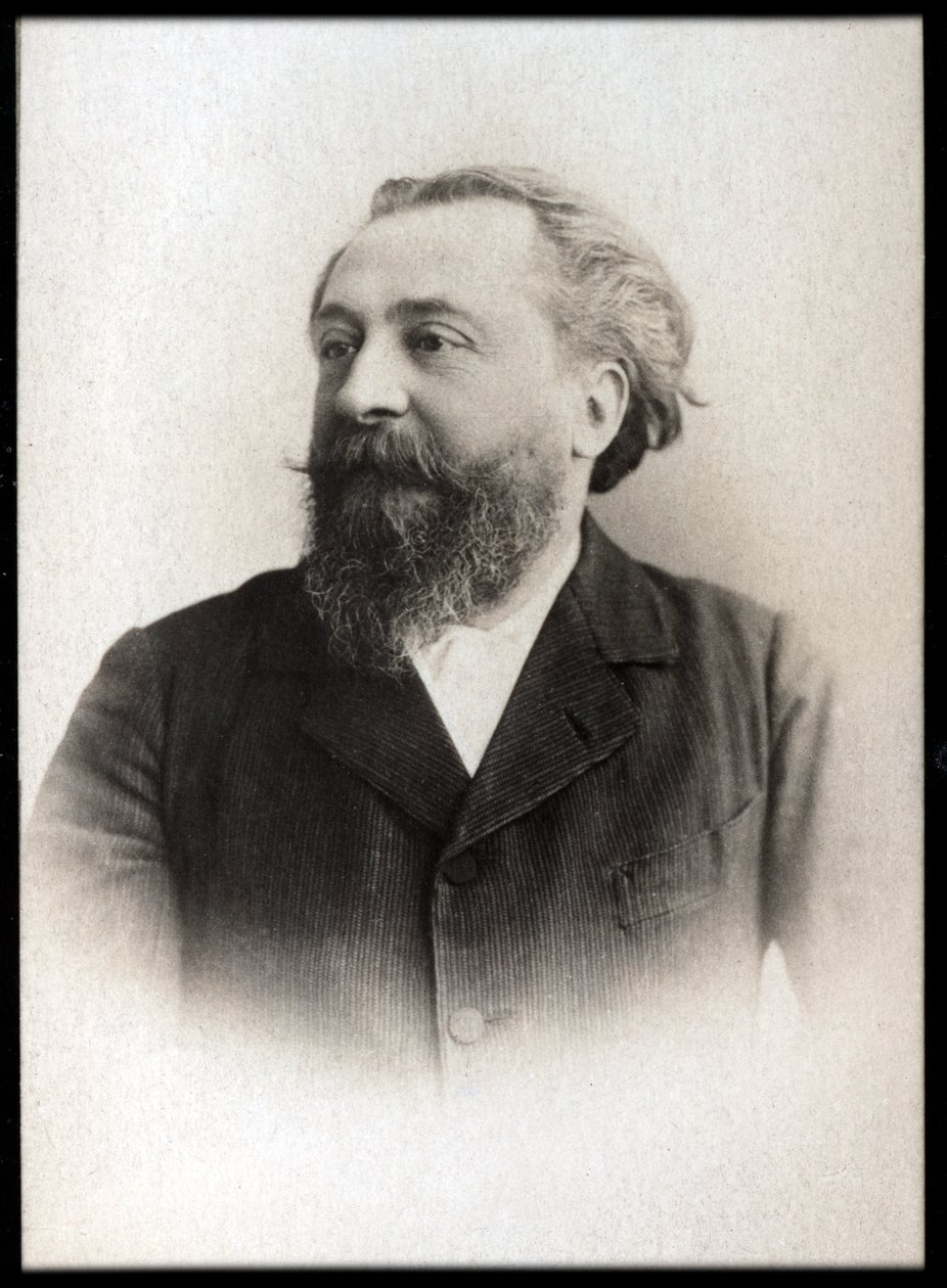 フランスの詩人、カトゥル・メンデス（1841〜1909）の肖像。 作： フランスの写真家