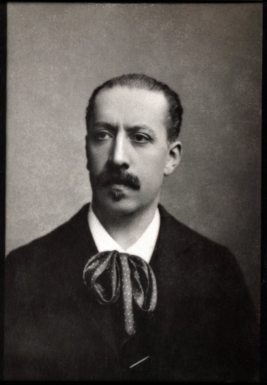 フランスのオルガニスト、作曲家、教師であるチャールズマリージャンアルベールヴィドー（1844-1937）の肖像。 作： フランスの写真家