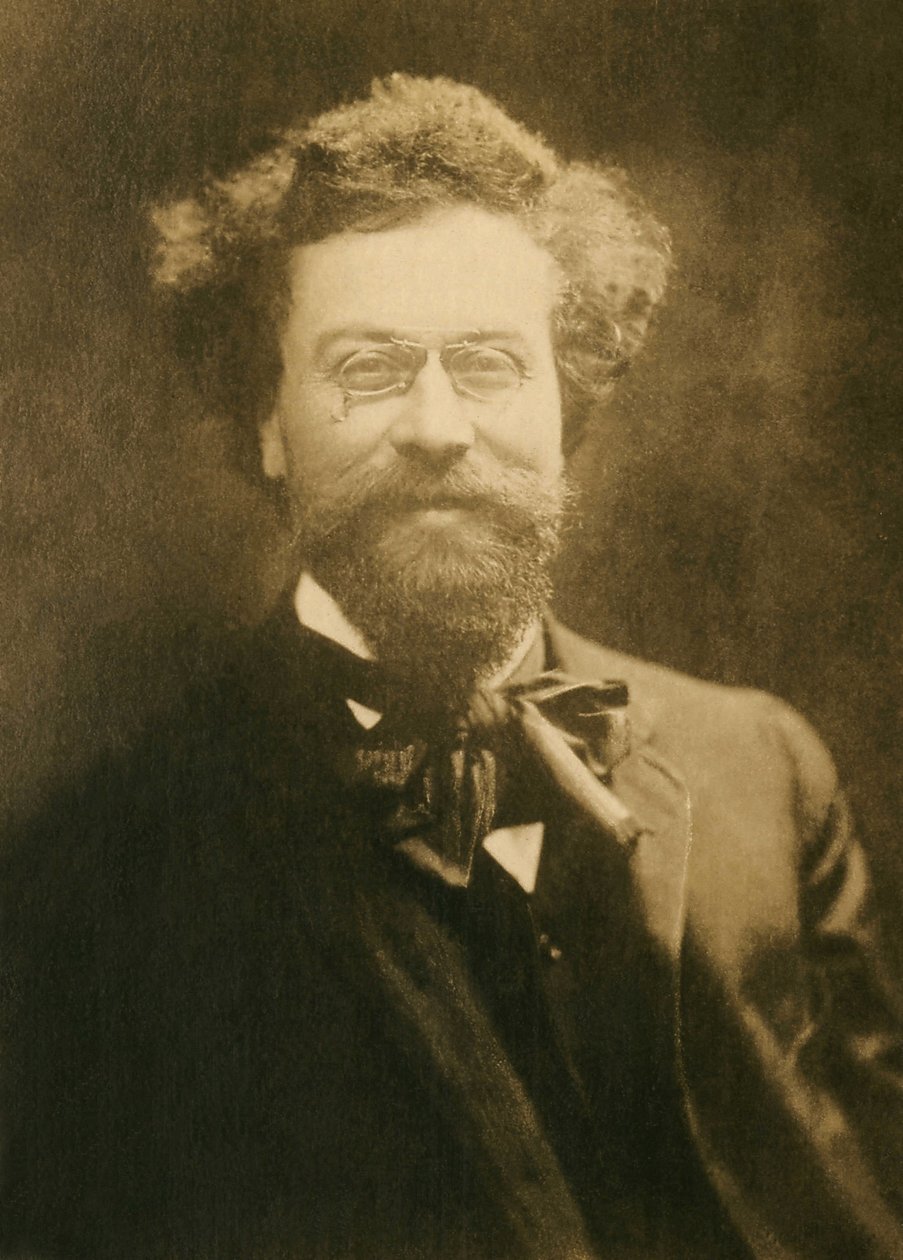 フランスの作曲家、クロード・テラッセ（1867-1923）の肖像。 作： フランスの写真家