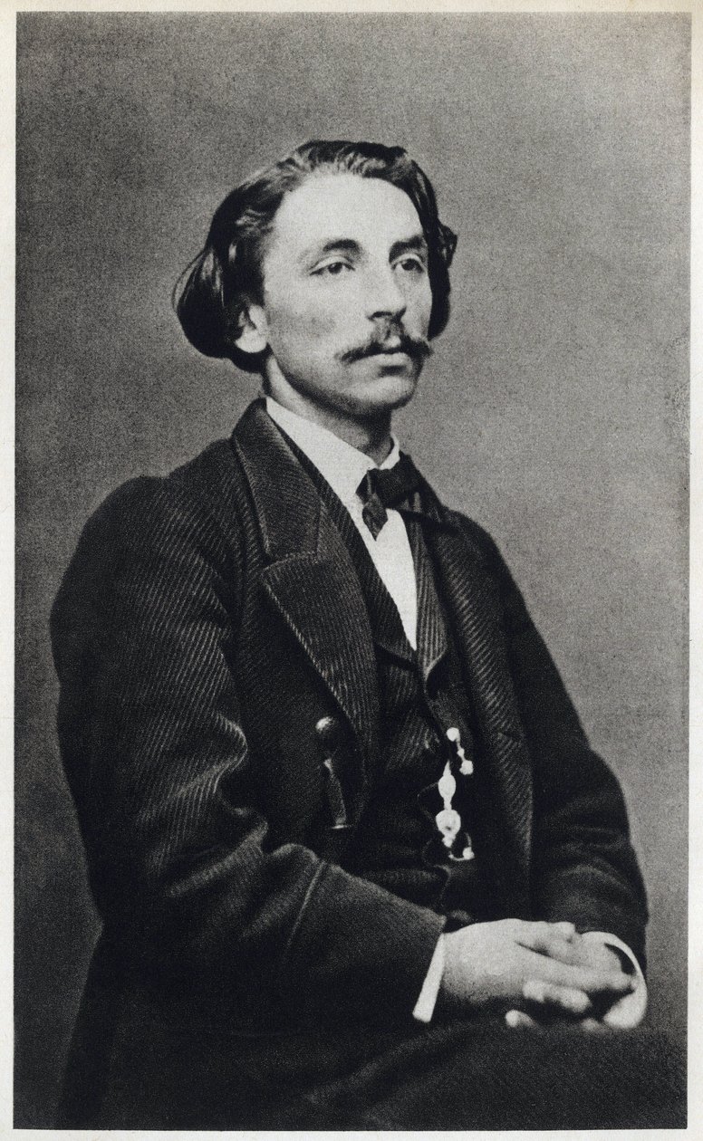 1862年、フランスの詩人エティエンヌ・マラルム（Etienne Mallarme dit Stephane Mallarme, 1842-1898）の肖像。写真 作： フランスの写真家