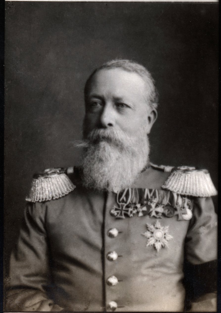 フレデリックの肖像（フリードリヒ）バーデンのI（1826-1907） 作： フランスの写真家