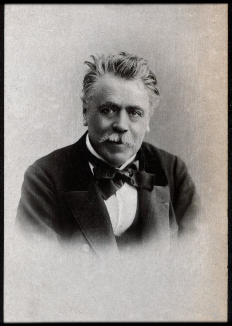フランスの劇作家、アンリフランソワベッケ（1837-1899）の肖像。 作： フランスの写真家