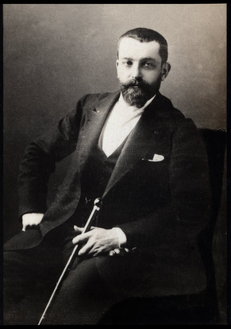 フランスの画家、アンリジェルベックス（1852-1929）の肖像。 作： フランスの写真家