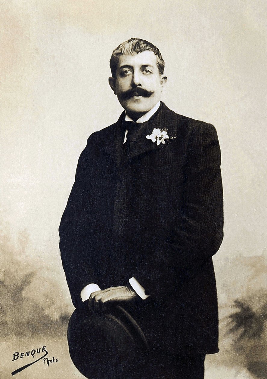 フランスの作家、ジャン・ロラン（1855-1906）の肖像。 作： フランスの写真家