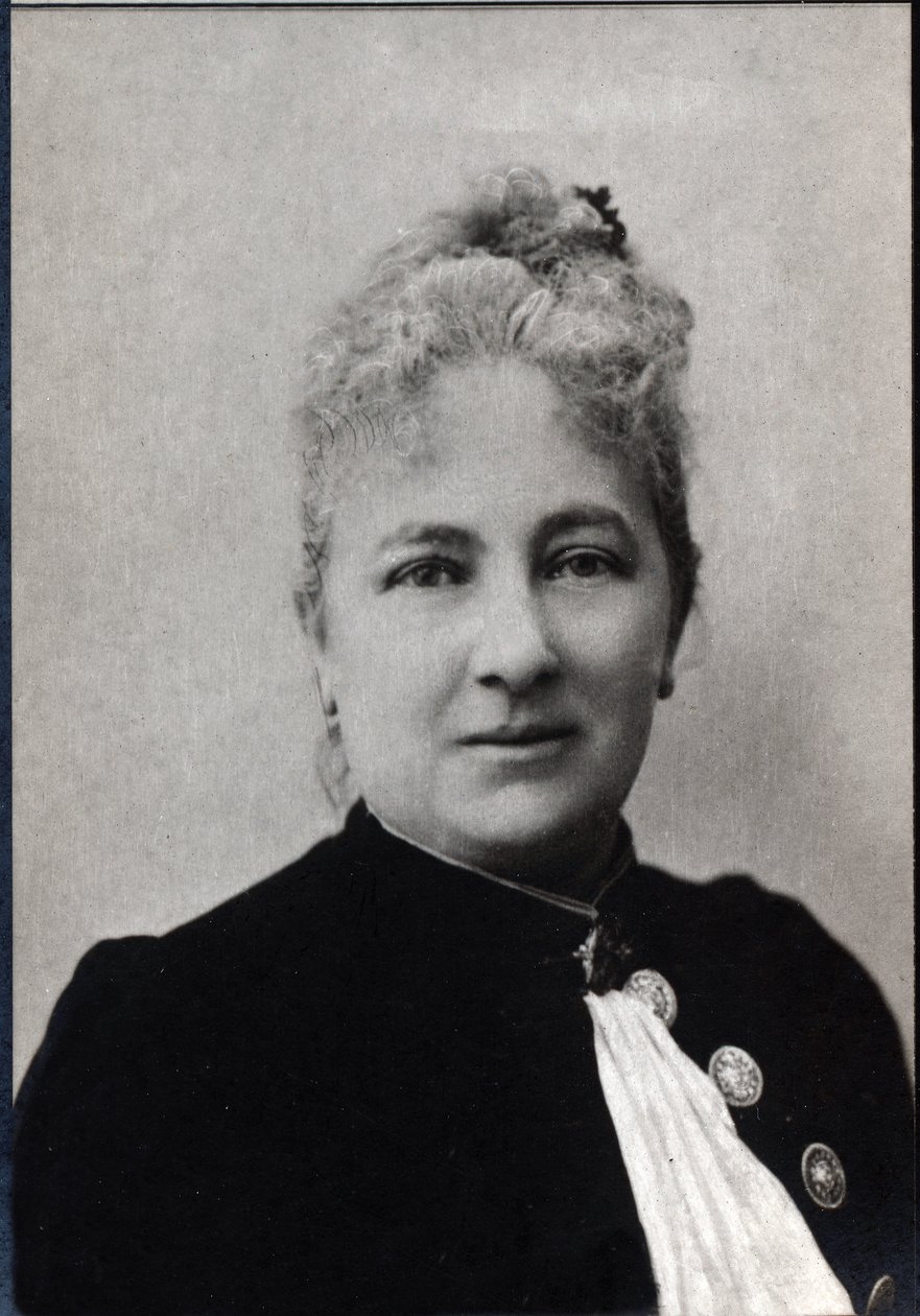 ジュリエットアダム（1836-1936）、フランスの作家、フェミニストの肖像。 作： フランスの写真家