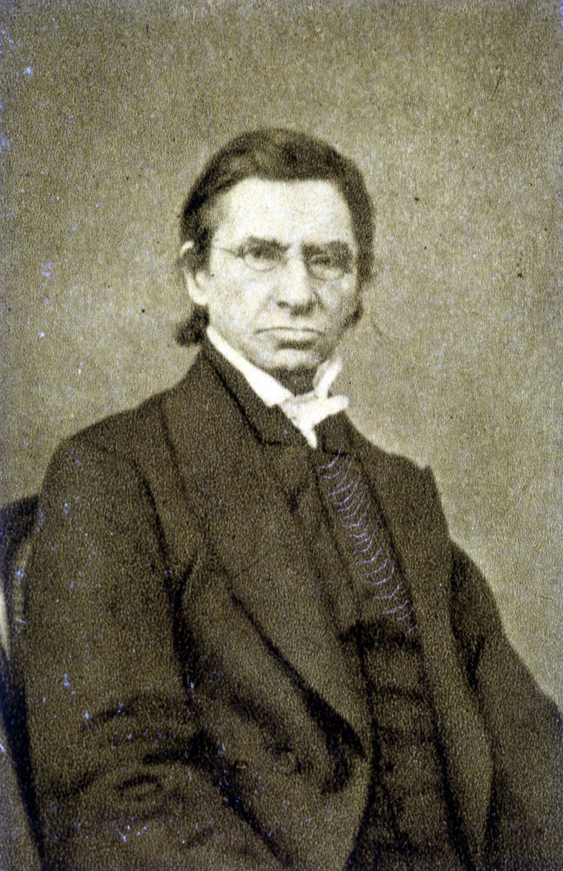 1869年、マクシミリアン・エミール・リトレ（1801 - 1881）の肖像 作： フランスの写真家