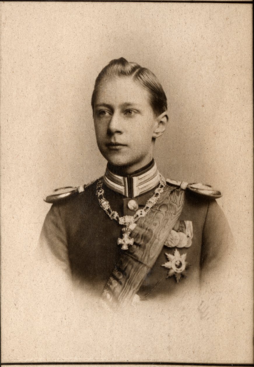 ウィリアム王子（1882-1951）の肖像、ドイツ皇太子 作： フランスの写真家