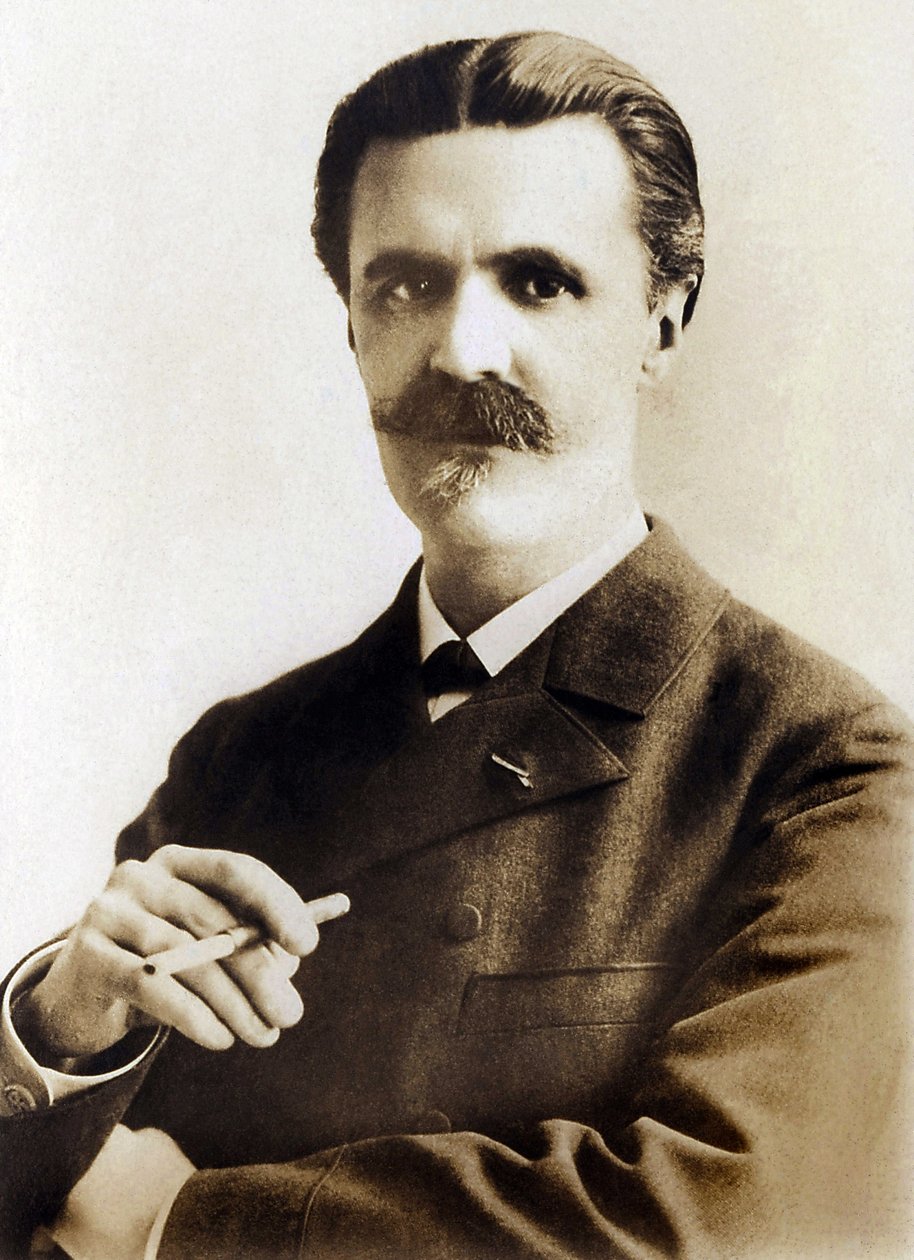 フランスの作曲家、ヴァンサン・ダンディ（1851-1931）の肖像。 作： フランスの写真家