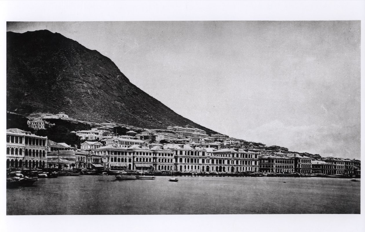 1873年に出版されたJ.トンプソンによる中国のイラストとその住民からの香港のプラヤ 作： フランスの写真家