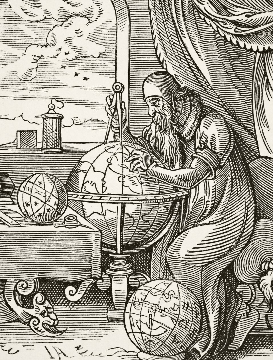 ポールラクロワ（1806-84）による中世の科学と文学からのドイツの天文学者と宇宙飛行士 作： フランス語学校