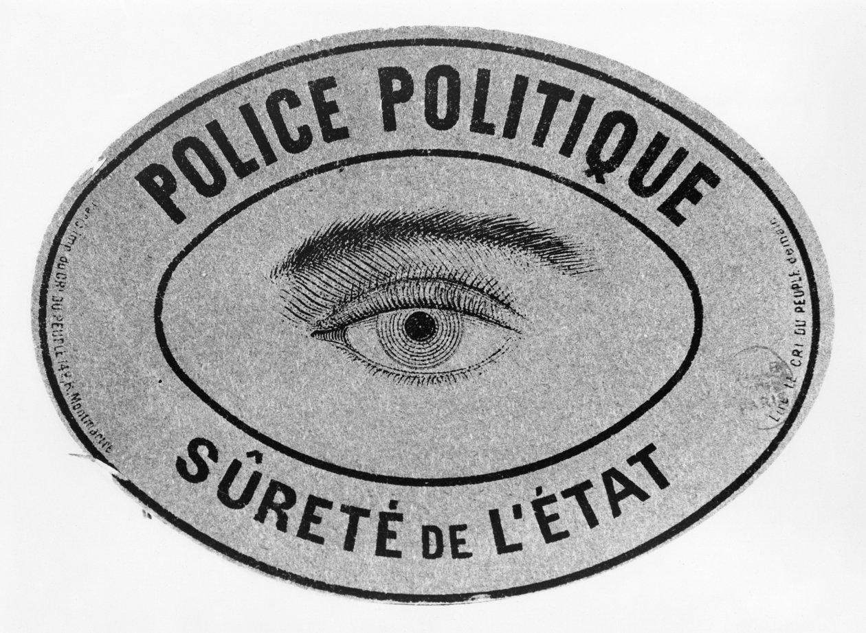 おそらく1886年に警察に没収された新聞Le Cri du Peupleに掲載された広告 作： フランス語学校
