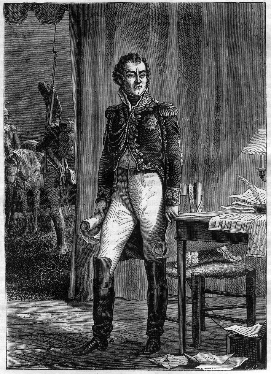 アレクサンドル・ベルティエ（1753-1815）、ヌーシャテル公、フランス元帥（エングレーヴィング） - ヌーシャテル公、フランス元帥のルイ・アレクサンドル（Louis-Alexandre）・ベルティエ（1753-1815）の肖像 - 「Histoire de l