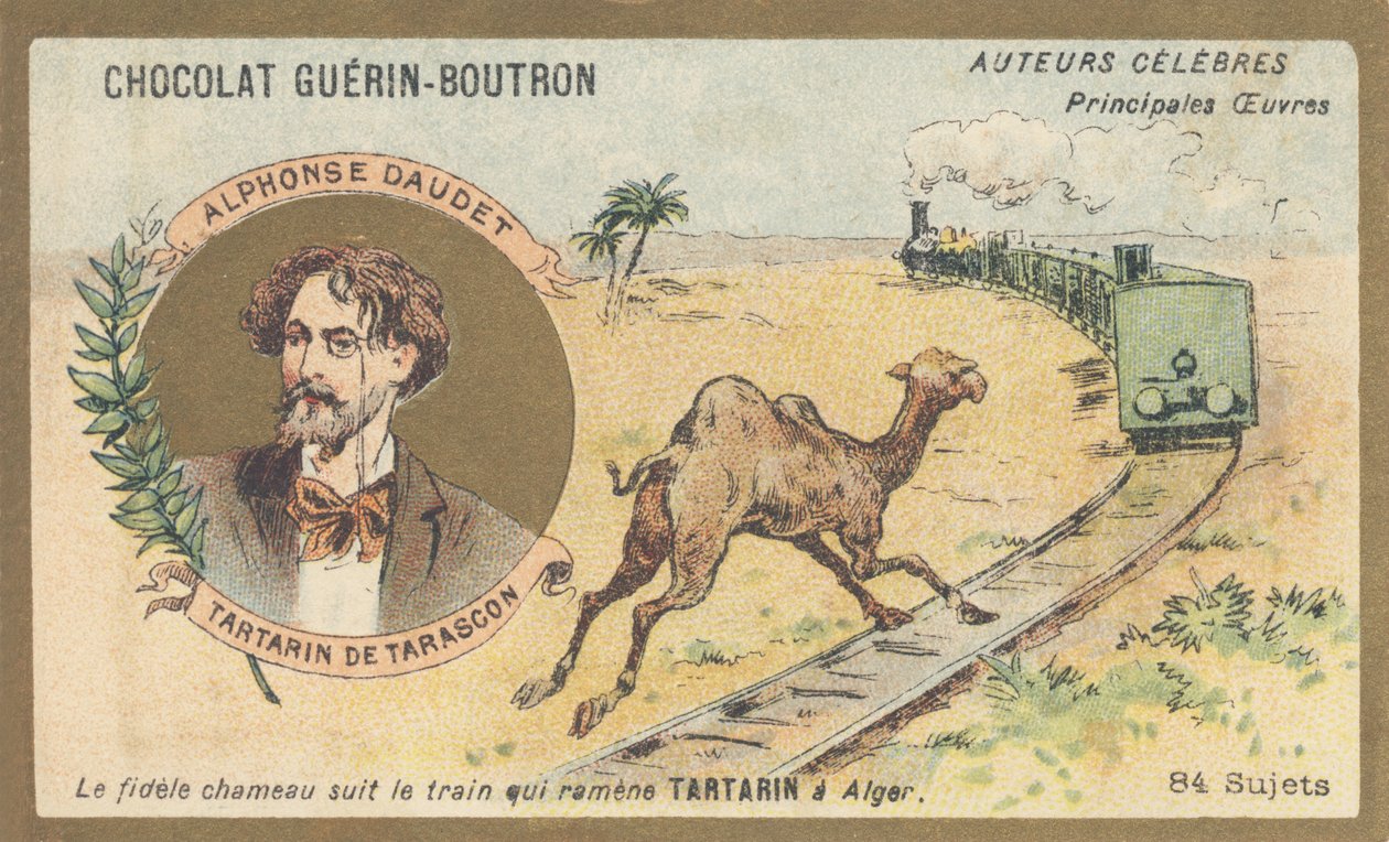 アルフォンス・ドーデ（1840-1897）フランスの作家・劇作家、「タラスコンのタルタリン」（1872年）の作者 作： フランス語学校