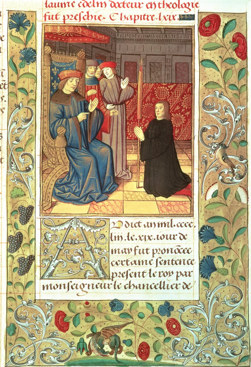 アトラスMs Fr.2679 f.377ジャッククール（c.1395-1456）、Charles VII（1403-61）c.1390-1453より前 作： フランス語学校