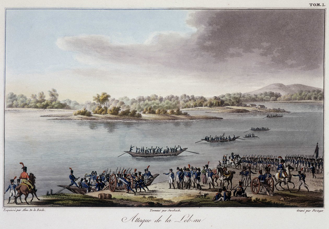 1809年のロバウの攻撃-「Précis historique de la guerre entre la France et l