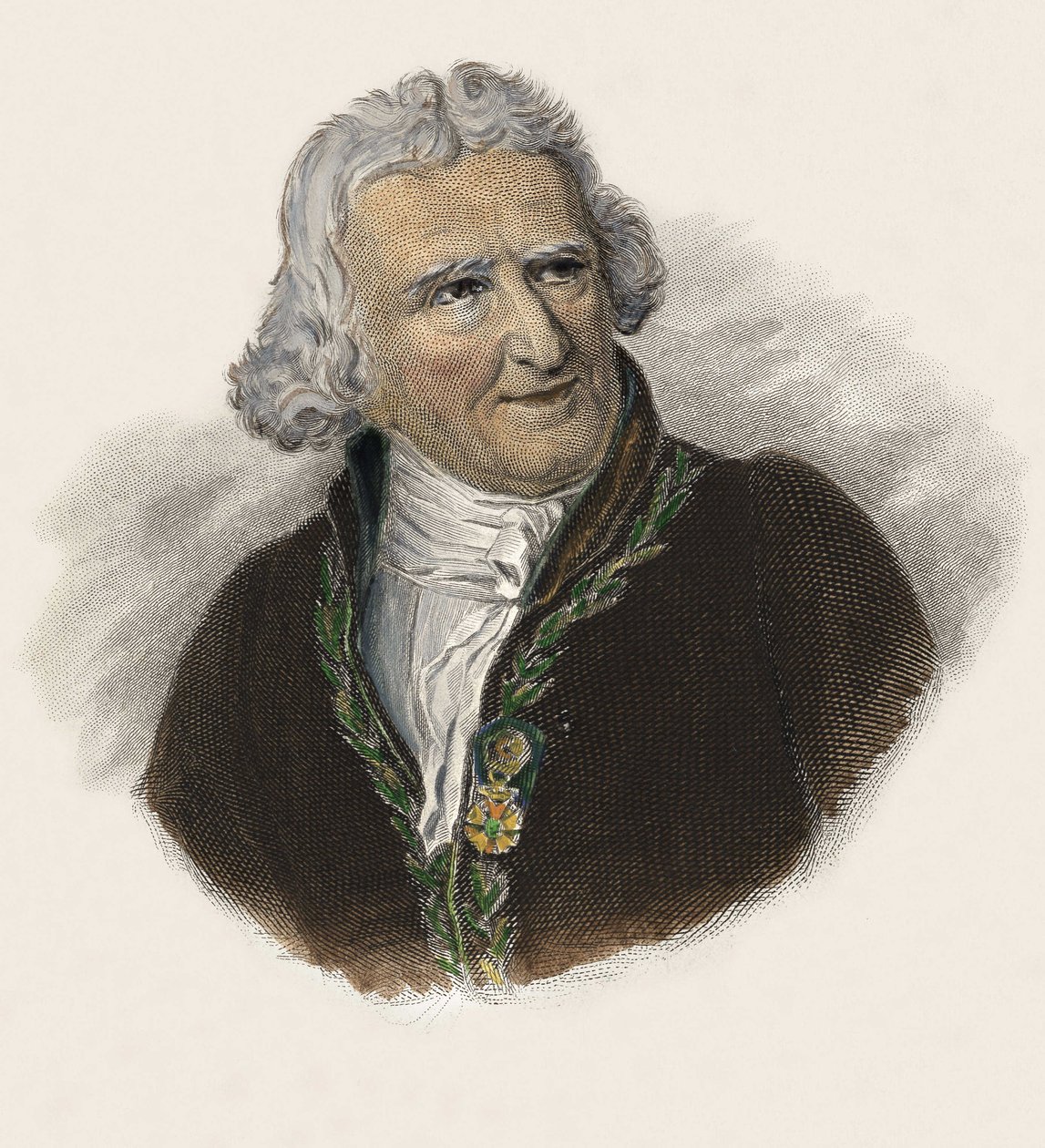 アントワーヌ・オーギュスタン・パルマンティエ男爵（1737-1813）：フランスの薬剤師、栄養士、農学者。 作： フランス語学校