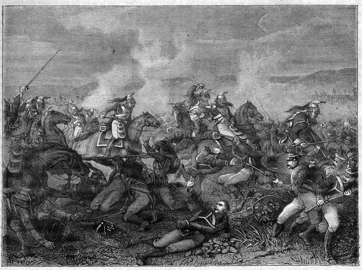 サン・ディジエの戦い 1814年1月27日（ロシアの連合軍とフランスの衛兵ドラゴーンとの戦い） サン・ディジエの戦い - 衛兵のドラゴンの美しいチャージ - ランスコイのロシア人に対する衛兵のドラゴンの戦い - 「Histoire de l