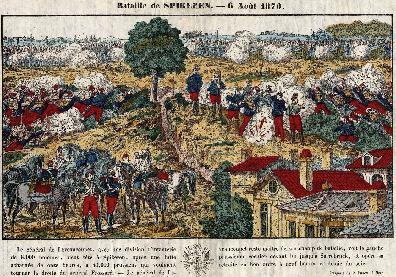 8月6日のSpicherenの戦い 作： フランス語学校