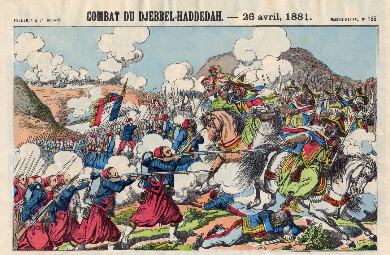Djebbel-Haddedahの戦い（Djebbel-Haddedah）、4月26日 作： フランス語学校