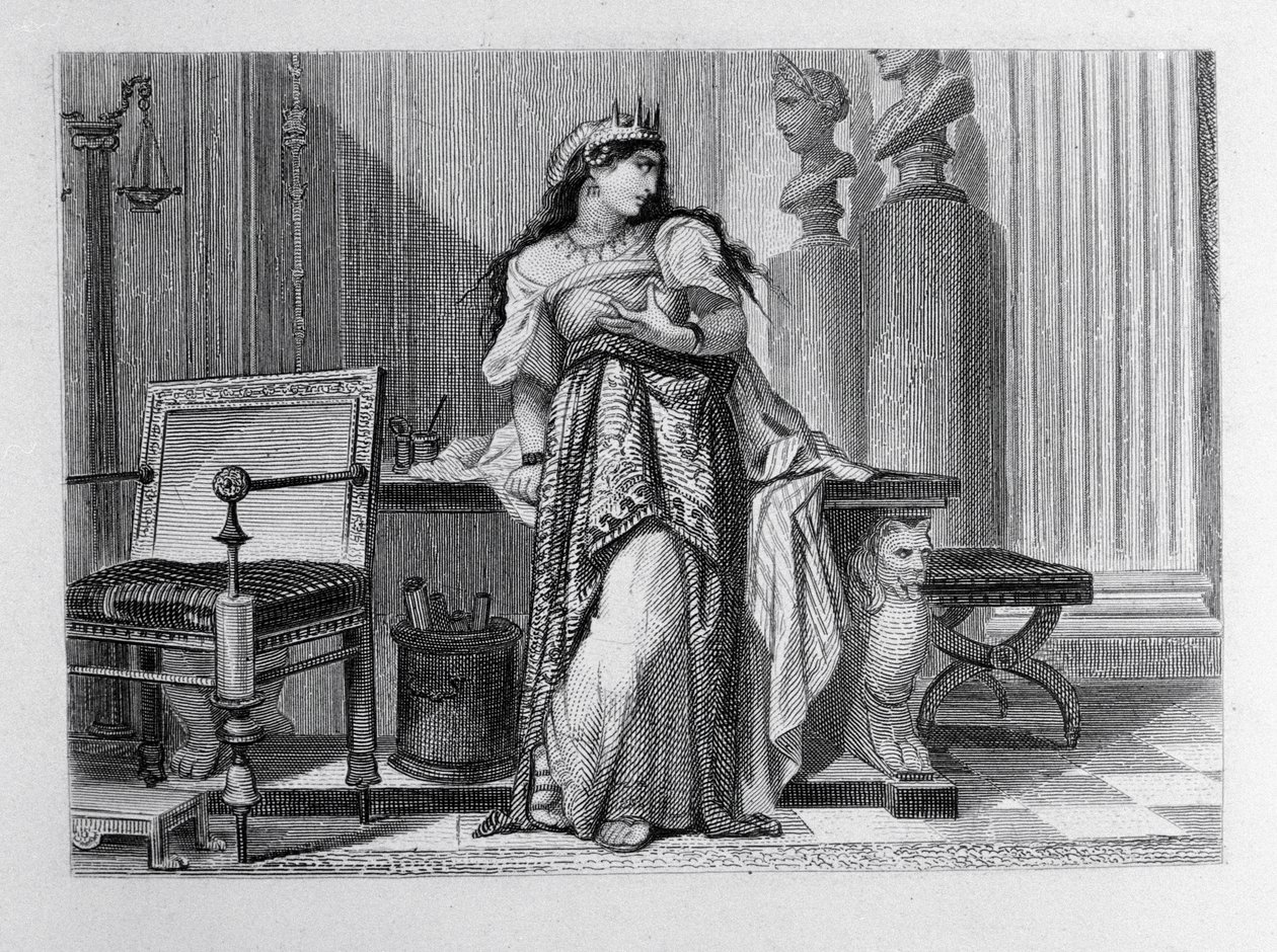ベレニス、ジャン・ラシーヌによるベレニスのイラスト（1639-99） 作： フランス語学校