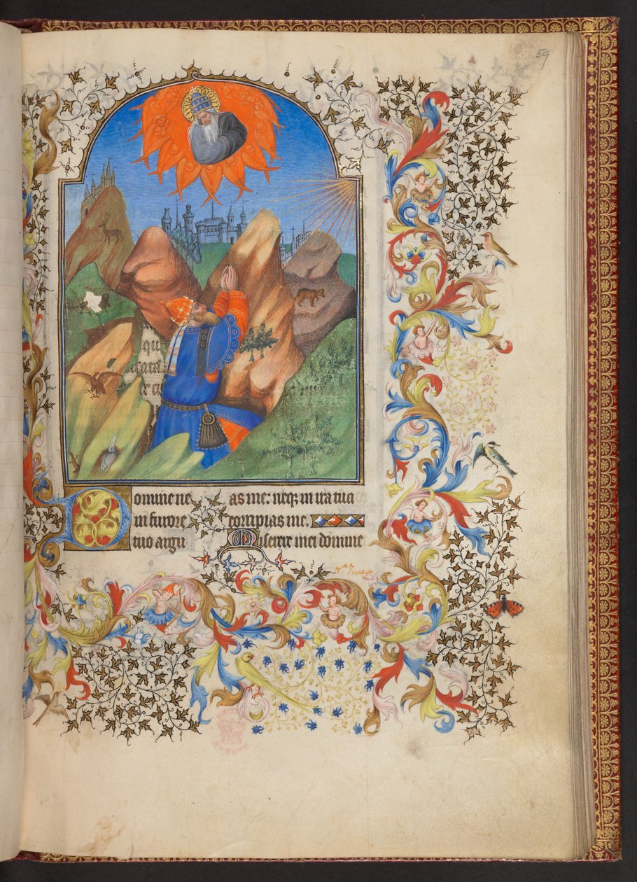 Book of Hours、追加 MS 32454 f.59r、フランス 作： フランス語学校