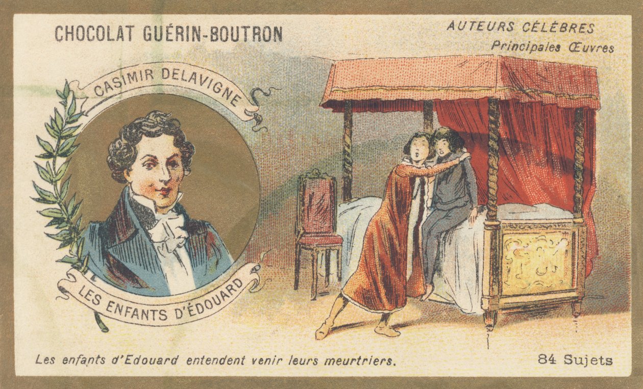 Casimir Delavigne (1793-1843) フランスの詩人・劇作家、3幕からなる悲劇「Les enfants d