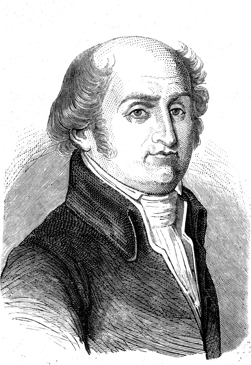 シャルル・ジルベール・ロム（1750-1795）フランスの数学者、革命家、政治家。1868年 作： フランス語学校