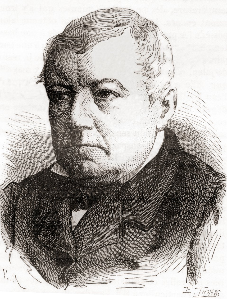 クリスティアン・フリードリヒ・シェーンバイン、1870年頃に出版された『Les Merveilles de la Science』より（エングレーヴィング） 作： フランス語学校