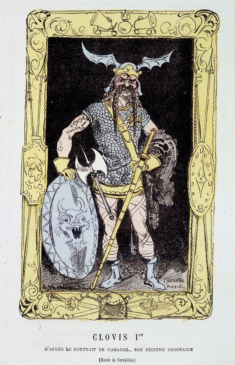Clovis I - Touchatoutによる「Histoire de France Tintamarresque」にて 作： フランス語学校
