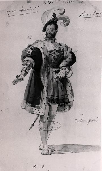 ヴィクトル・ユーゴー（1802-85）作「Le Roi s