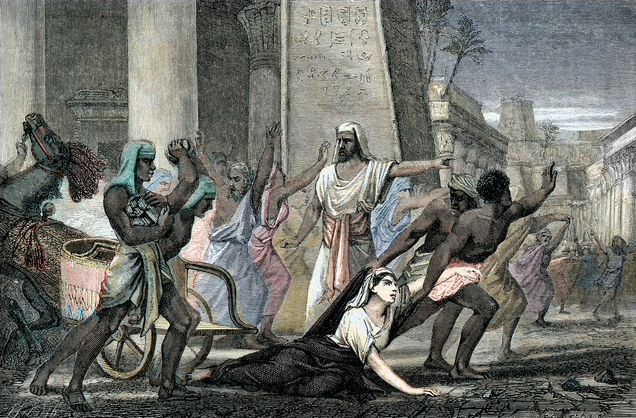 アレクサンドリア総主教シリルの信奉者に殺害されたヒパティアの死（19世紀末）（彫刻作品 作： フランス語学校