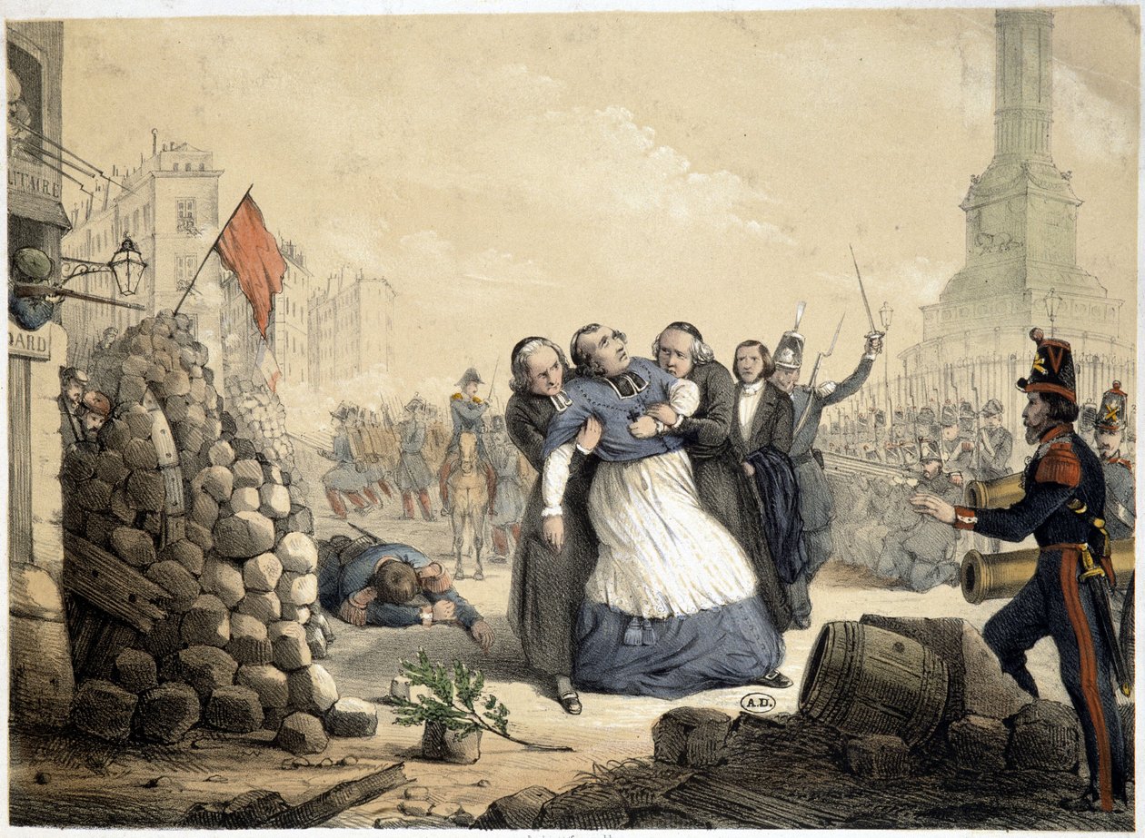 ドニ・アフレ（パリ大司教、殉教者）（1848年6月25日 作： フランス語学校