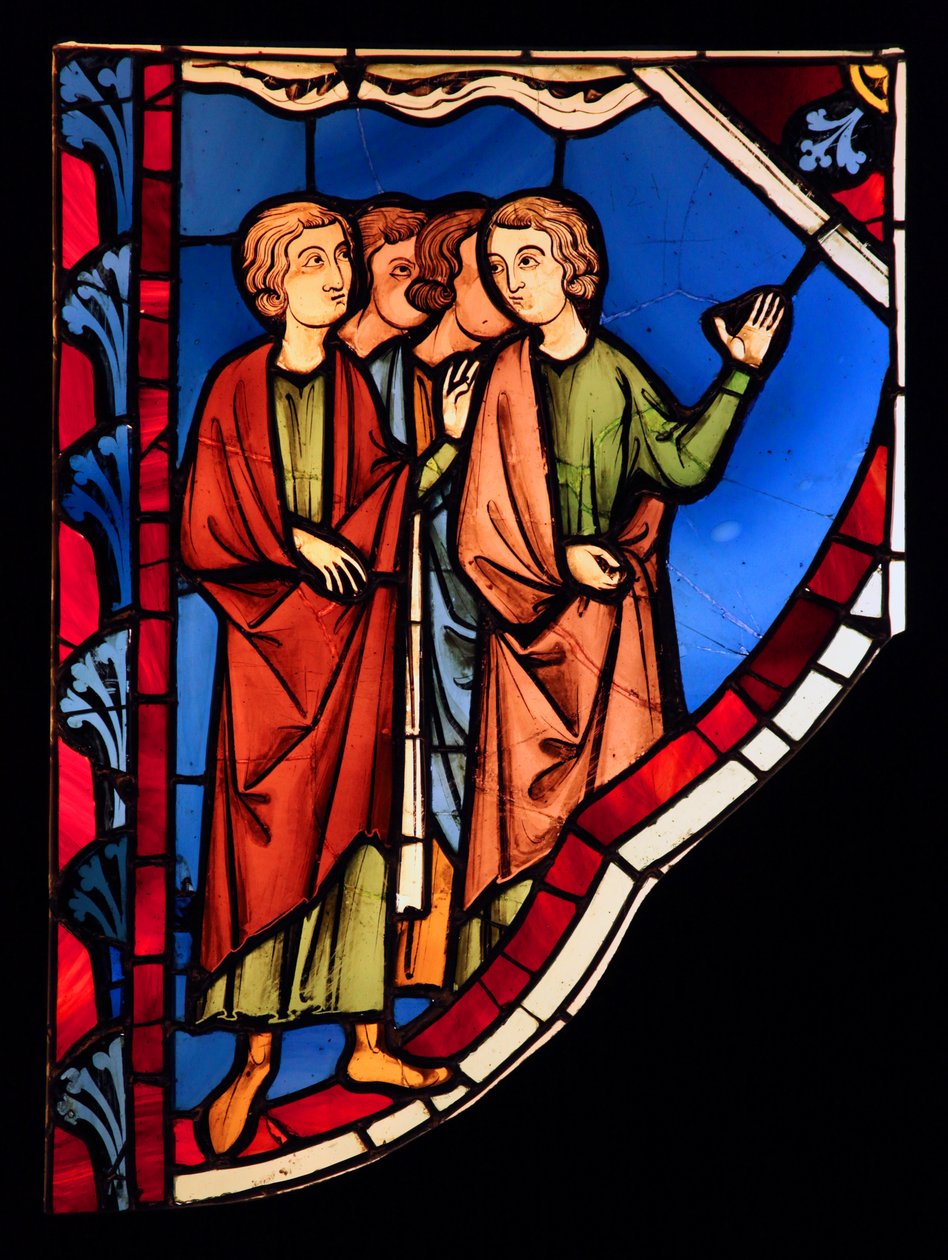 人々のグループを描いた、例Ste Chapelle、Bay G 作： フランス語学校