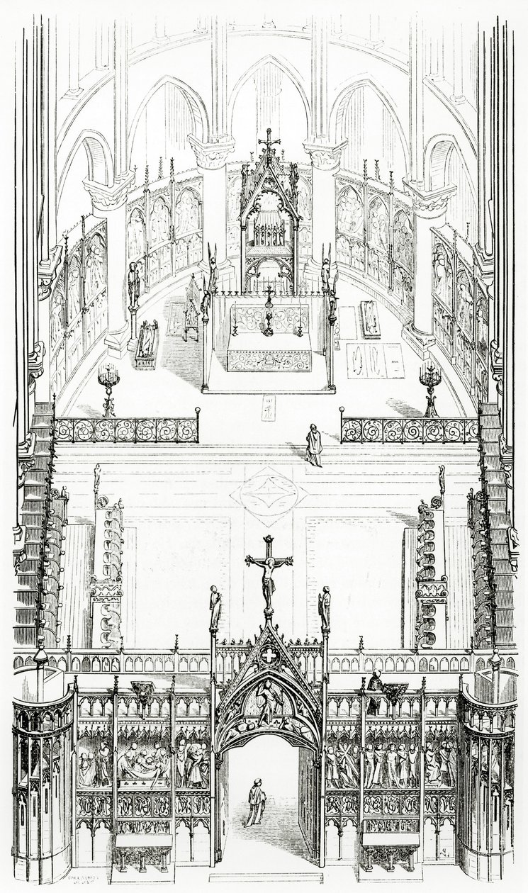 1861年から11世紀までのフランス建築の辞書レゾネからの描画 作： フランス語学校