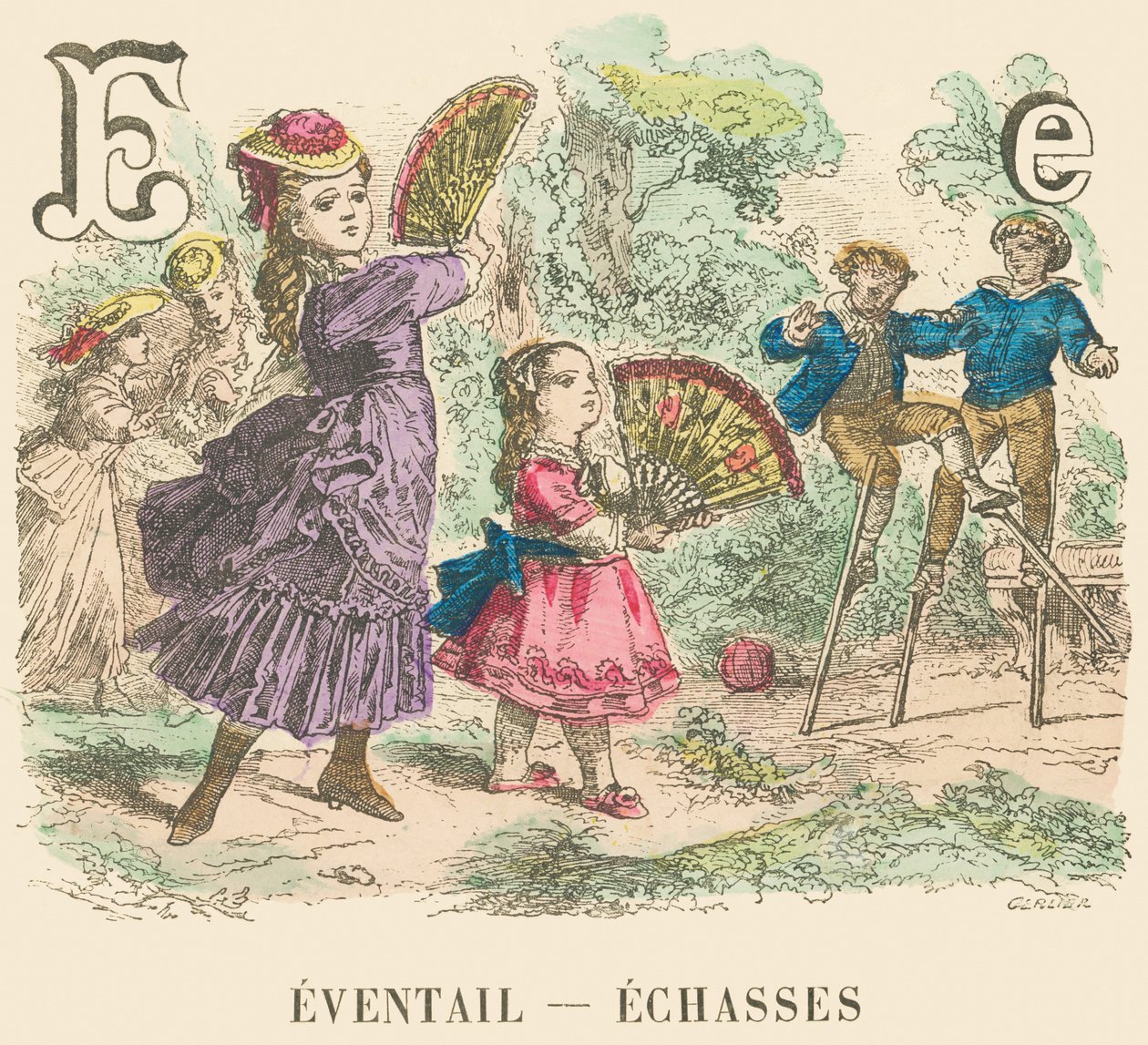 E：ファン-竹馬 作： フランス語学校