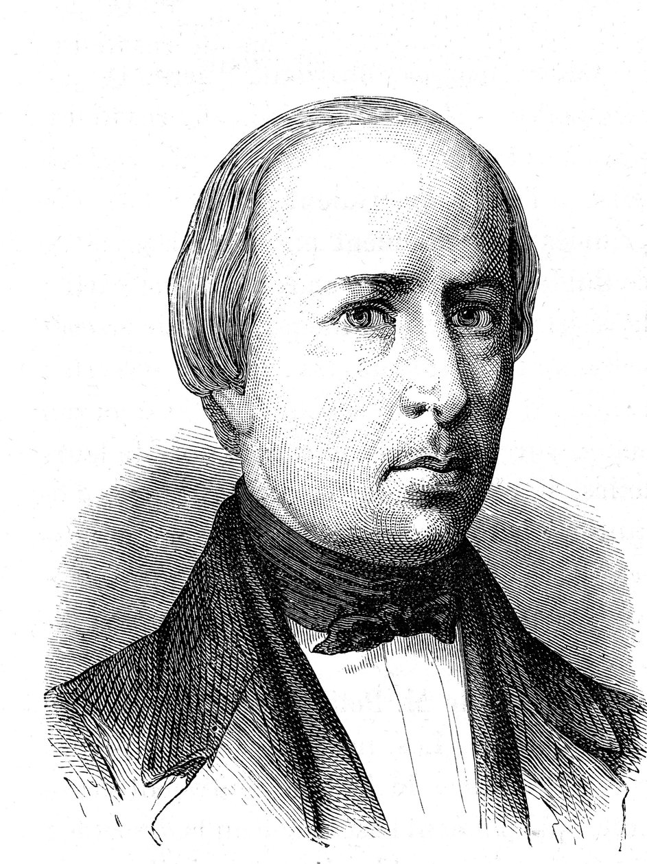 アーネスト・ペタン（1812-1879）、フランスの気球発明者。 作： フランス語学校