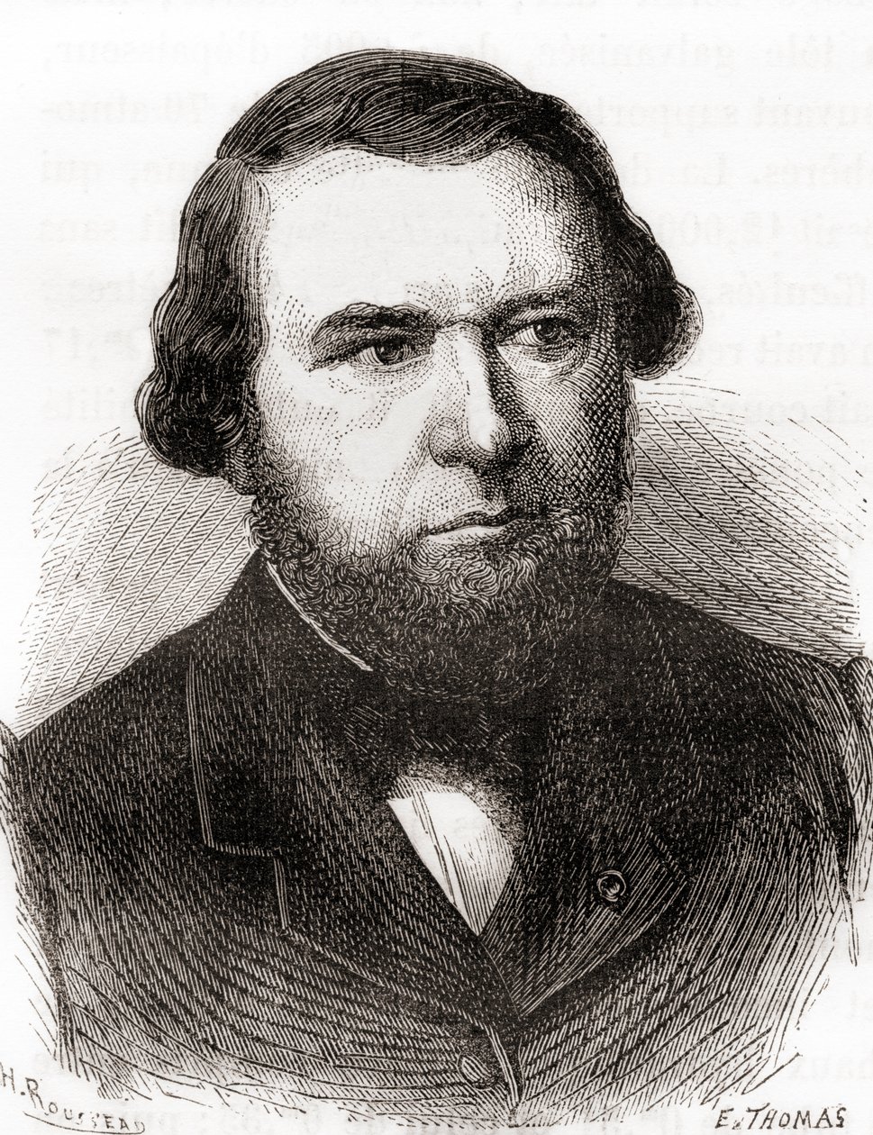 Eugène-Melchior Péligot、1870年頃に出版された「Les Merveilles de la Science」より（エングレーヴィング）。 作： フランス語学校